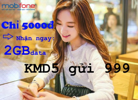 Truy cập 3G/4G thả ga cùng gói cước KMD5 MobiFone