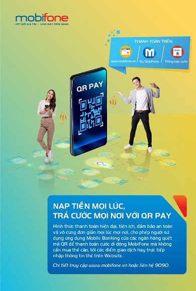 Ứng dụng QR Pay của MobiFone