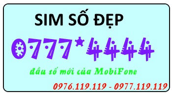 Cách mua sim MobiFone đầu số 0777 đuôi 4444 giá rẻ