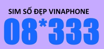 Sim tam hoa 08*333 là dòng sim đang được ưa chuộng của Vinaphone