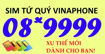 Sim Vinaphone 08*9999 giá rẻ