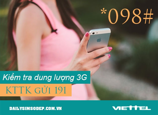 Hướng dẫn 2 cách kiểm tra dung lượng 3G Viettel đơn giản nhanh nhất