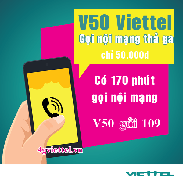 Gói cước V50S Viettel được ưu đãi gì và cách đăng kí?