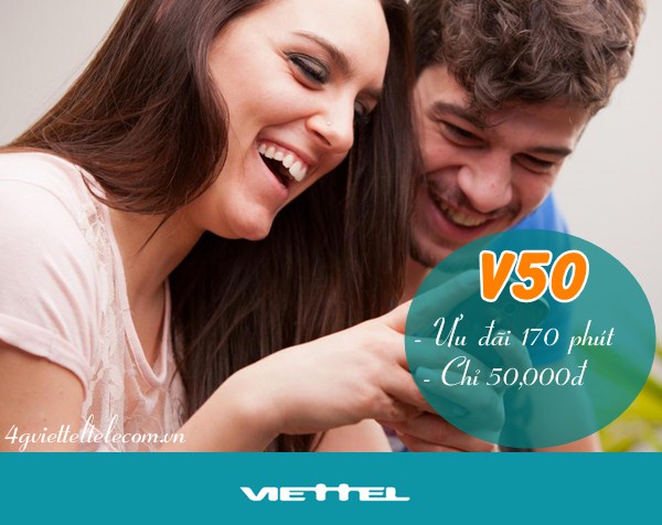 Gói cước V50S Viettel được ưu đãi gì và cách đăng kí?