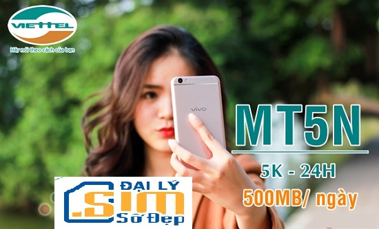Hướng dẫn đăng ký gói MT5N Viettel nhận 500MB/ ngày chỉ 5k 