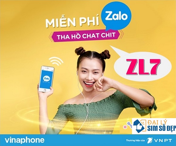 Gói ZL7 Vinaphone dùng Zalo thả ga chỉ với 5.000đ