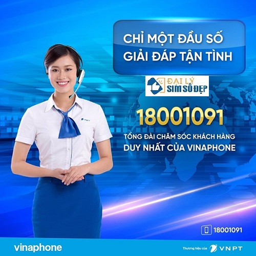 Thông Báo: Tổng đài Vinaphone 18001091 thay đổi các nhánh giải đáp khách hàng 
