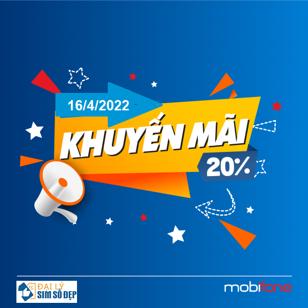 MobiFone tang 20% the nap ngay 16/4/2022