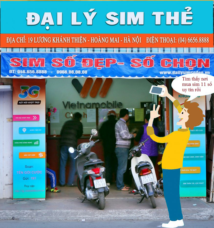 địa chỉ mua sim 11 số uy tín