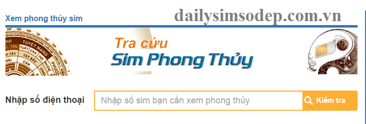 chọn sim phong thủy