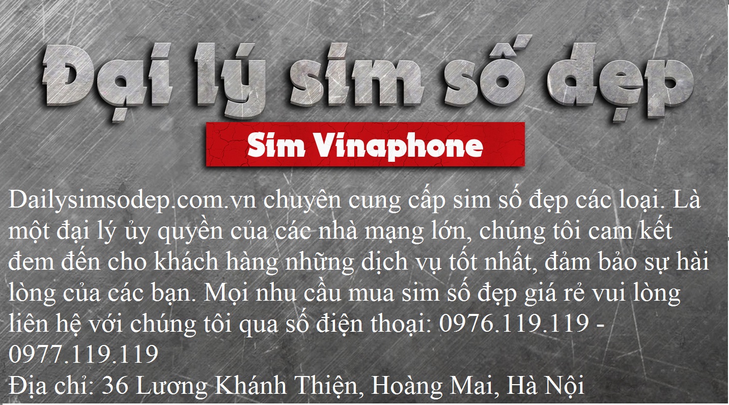 sim vinaphone số đẹp rẻ