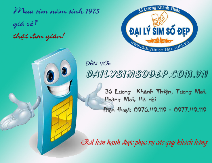 sim năm sinh 1975 giá rẻ