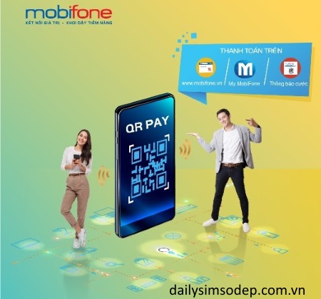 Quét mã QR để thanh toán cước trả sau MobiFone một cách dễ dàng 