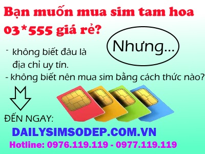 Cách mua sim Viettel đầu số 03 đuôi 555 giá rẻ