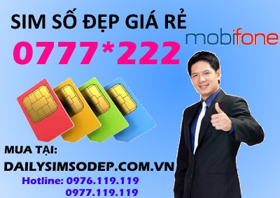 Cách mua sim MobiFone đầu số 0777 đuôi 222