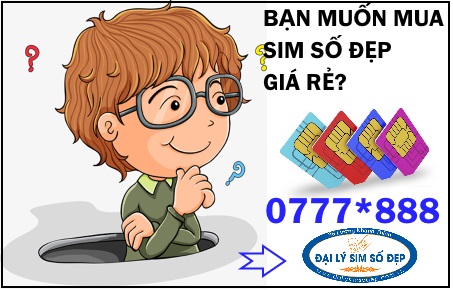 Cách mua sim MobiFone đầu số 0777 đuôi 888 giá rẻ