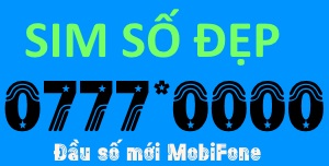 Cách mua sim MobiFone đầu số 0777 đuôi 0000 giá rẻ