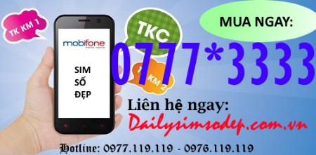 Cách mua sim MobiFone đầu số 0777 đuôi 3333