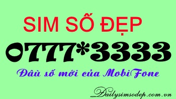 Sim 0777*3333 có gì nổi bật?