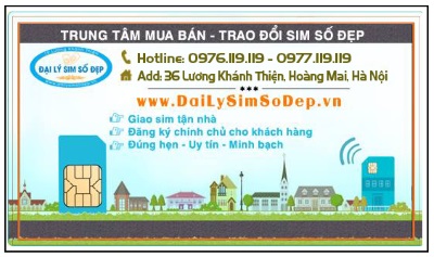 Đặt mua sim số tại Đại lý sim số đẹp