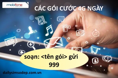 Tổng hợp các gói cước 4G Mobifone dùng trong 1 ngày 