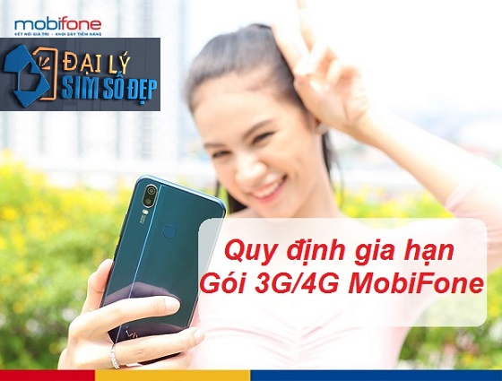 Quy định gia hạn gói 3G/4G MobiFone