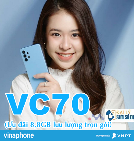 Hướng dẫn đăng ký gói VC70 Vinaphone nhận 8,8GB data chỉ 70k Hướng dẫn đăng ký gói VC70 Vinaphone nhận 8,8GB data chỉ 70k