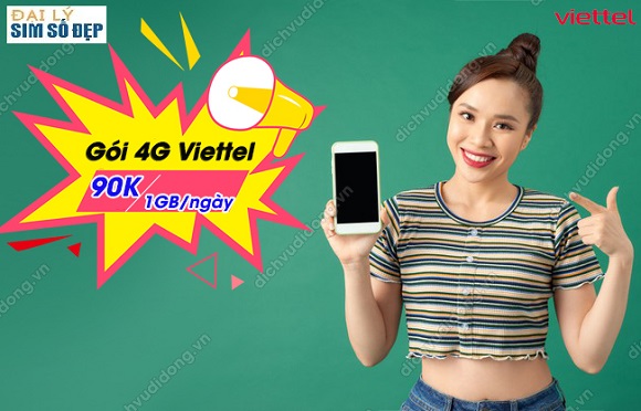 gói cước 90K Viettel 1GB 1 ngày