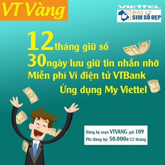 Đăng ký gói VT Vàng của Viettel