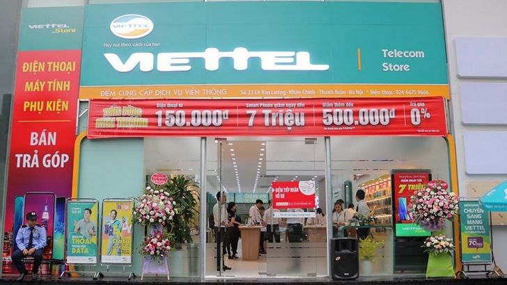 cửa hàng giao dịch Viettel Hà Nội