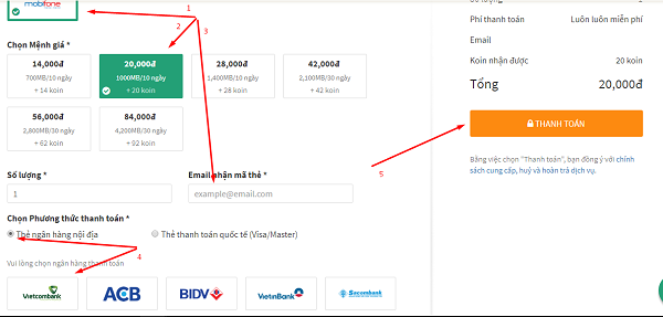 mua thêm dung lượng 4G MobiFone