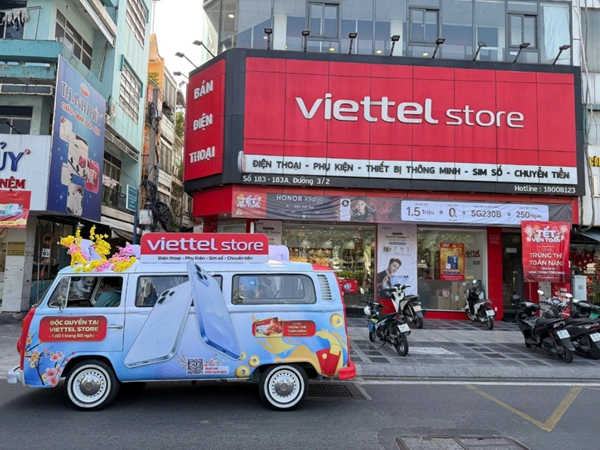 Một cửa hàng Viettel Store trong chương trình ưu đãi.
